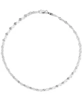 Giani Bernini Textured Disc Ankle Bracelet, Created for Macy's