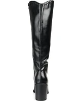 Journee Collection Women's Daria Cowboy Knee High Boots