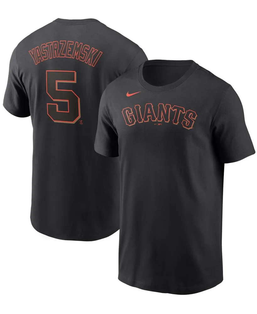 Men's Mike Yastrzemski Black San Francisco Giants Name and Number T-shirt