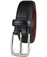 Club Room Men's Faux Leather Pebble Grain Stretch Belt, Created for Macy's