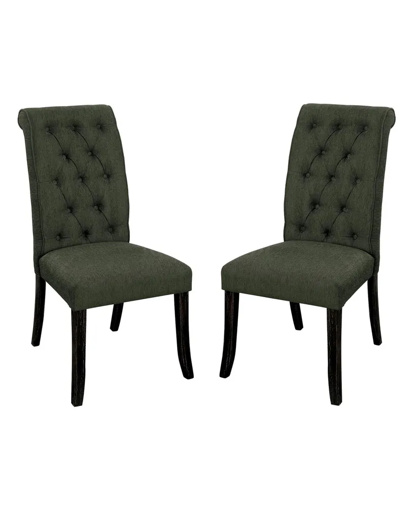 Landon Tufted Upholstered Side Chair (Set of 2)