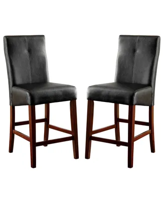 Rosa Upholstered Counter Chairs (Set of 2)