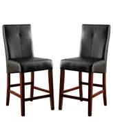 Rosa Upholstered Counter Chairs (Set of 2)