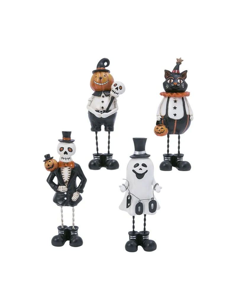 Gerson International 6" Halloween Figurine Set, 4 Pieces