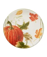 Certified International Autumn Harvest Dessert Plate, Set of 4