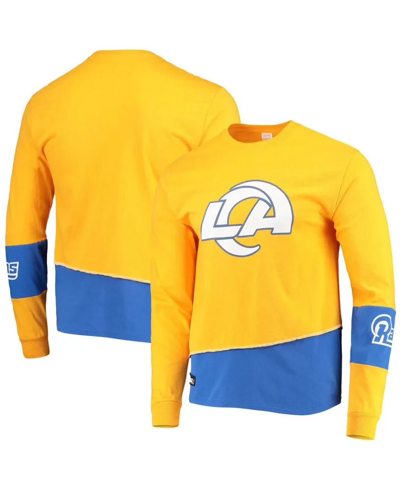 Refried Apparel Men's Gold-Tone, Royal Los Angeles Rams Upcycled Angle Long  Sleeve T-shirt - Gold