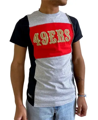 Men's Heathered Gray San Francisco 49Ers Split T-shirt