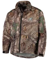 Men's Realtree Camo Philadelphia Eagles Sportsman Waterproof Packable Full-Zip Jacket