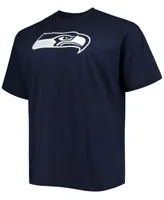 Men's Big and Tall Dk Metcalf College Navy Seattle Seahawks Player Name Number T-shirt