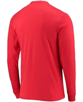 Men's Red Tampa Bay Buccaneers Halftime Long Sleeve T-shirt