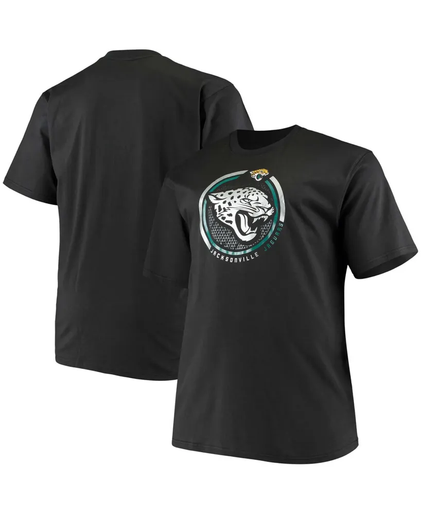 Men's Big and Tall Black Jacksonville Jaguars Color Pop T-shirt