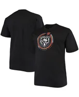 Men's Fanatics Black Chicago Bears Big and Tall Color Pop T-shirt