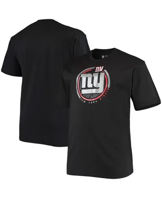 Men's Big and Tall Black New York Giants Color Pop T-shirt