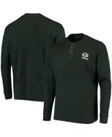 Men's Green Bay Packers Maverick Thermal Henley Long Sleeve T-shirt