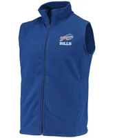 Men's Royal Buffalo Bills Houston Fleece Full-Zip Vest