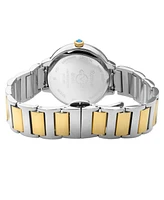 GV2 Women's Rome Two-Tone Stainless Steel and Ion Plating Swiss Quartz Bracelet Watch 36 mm