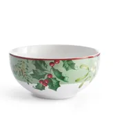 222 Fifth Christmas Foliage 12 Pc. Dinnerware Set, Service for 4