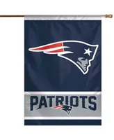 Multi New England Patriots 28" x 40" Primary Logo Single-Sided Vertical Banner