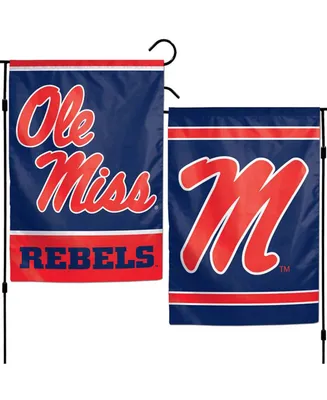 Multi Ole Miss Rebels 12" x 18" Double-Sided Garden Flag