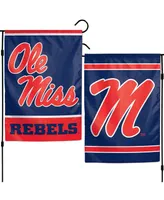 Multi Ole Miss Rebels 12" x 18" Double-Sided Garden Flag