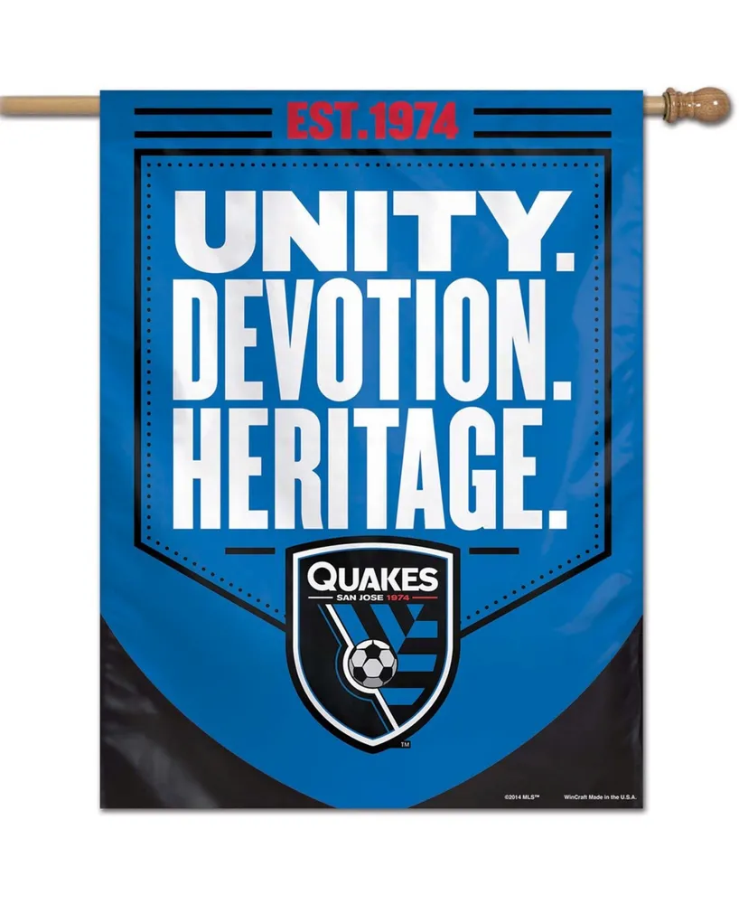 Multi San Jose Earthquakes 28" x 40" Single-Sided Vertical Banner