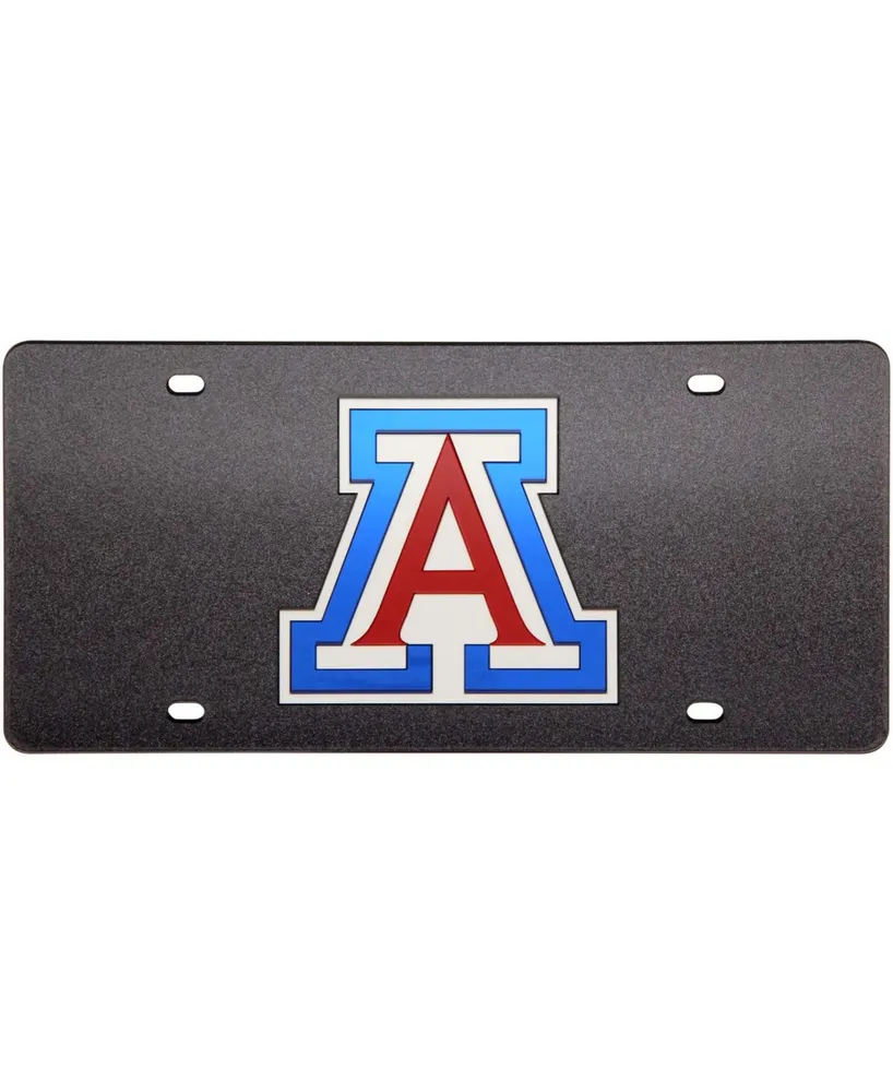 Arizona Wildcats Glitter Black License Plate