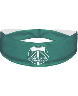 Green Portland Timbers Primary Logo Cooling Headband