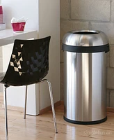 simplehuman Brushed Stainless Steel 60 Liter Open Trash Can