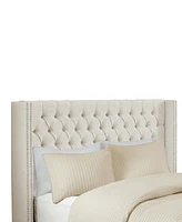 Madison Park Amelia Fabric Tufted Queen Headboard