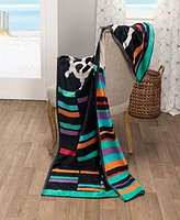 Superior Retro Spin Wheel Oversized Beach Towel
