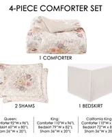 Closeout! Royal Court Chardonnay 4-Pc. Comforter Set