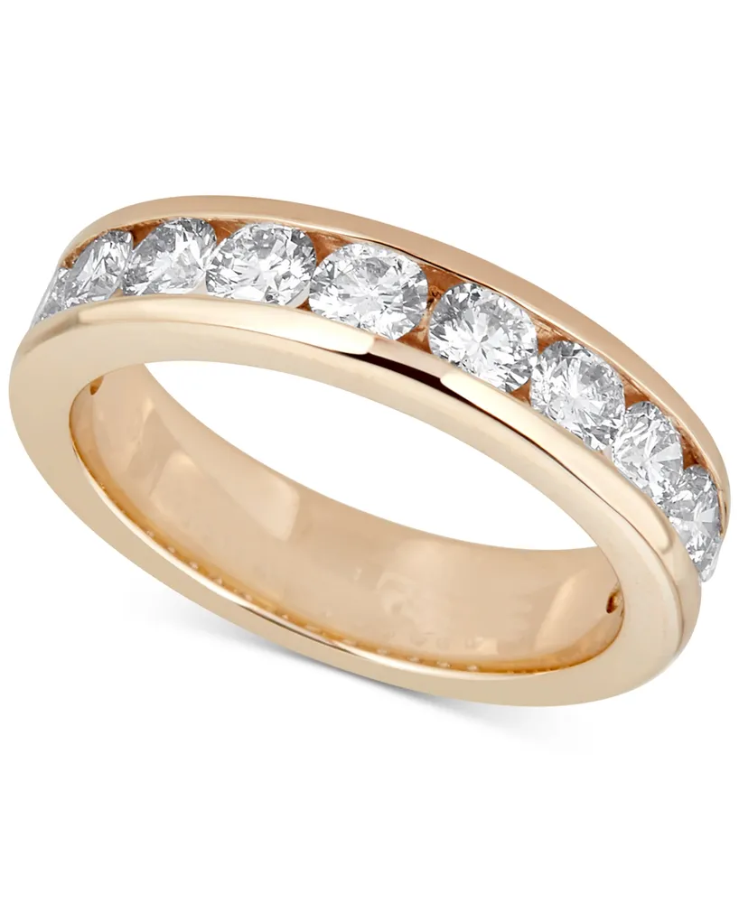 Diamond Channel-Set Band (1-1/2 ct. t.w.) in 14k White or Yellow Gold