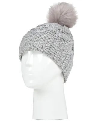 Heat Holders Women's Courtney Roll Up With Wispy Pom Hat