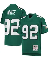 Mitchell & Ness Big Boys and Girls Reggie White Green Philadelphia Eagles 1990 Legacy Retired Player Jersey