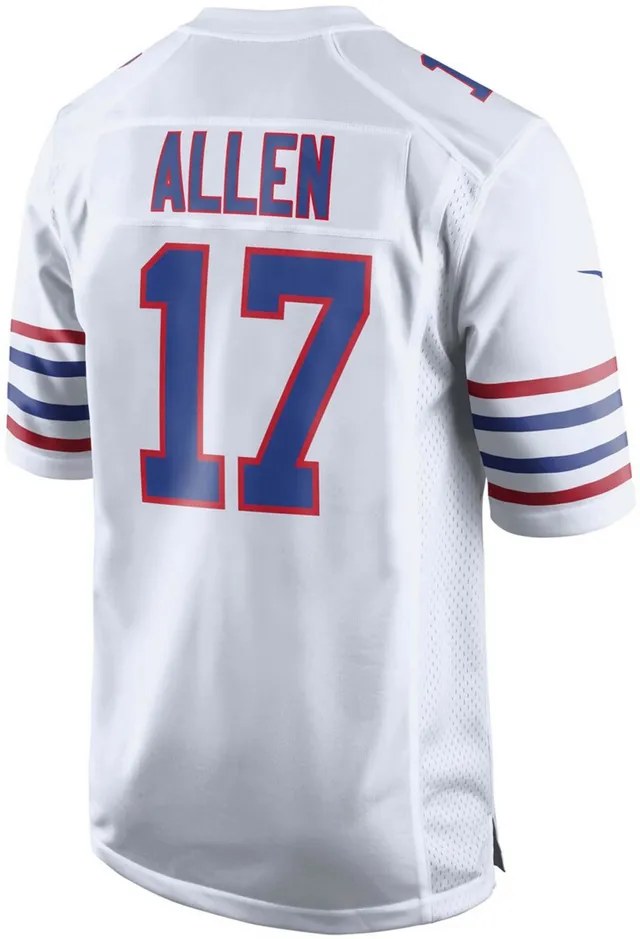 Nike Carolina Panthers No7 Kyle Allen White Men's Stitched NFL Elite Jersey