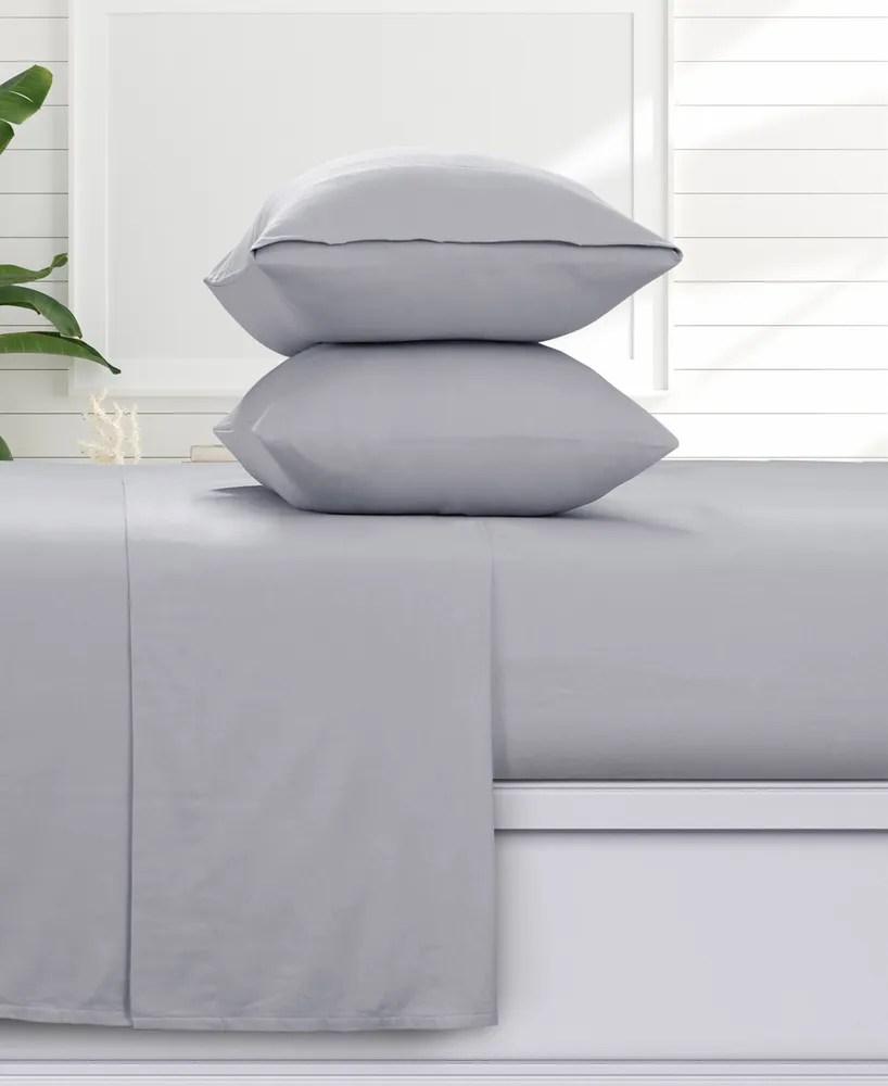 Solid 170-gsm Flannel Extra Deep Pocket Piece Sheet Set