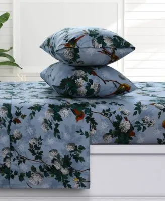 Celina Floral 170 Gsm Flannel Extra Deep Pocket Sheet Set