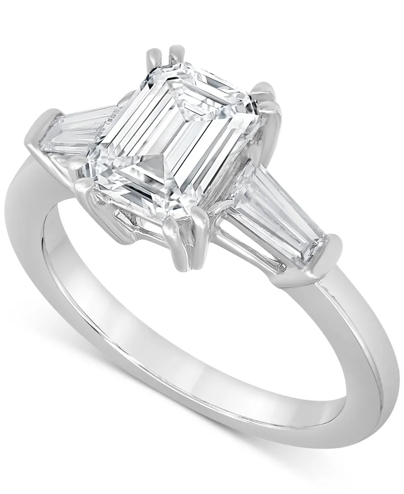 バッジェリーミシュカ メンズ リング アクセサリー Certified Lab Grown Diamond Engagement Ring (2-1  Ct. In 14k White Gold White Gold 指輪・リング