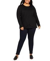 Motherhood Maternity Plus Size Crewneck Nursing T-Shirt