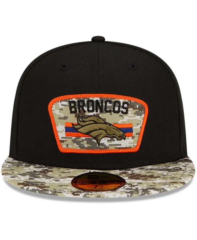 Men's New Era Black/Camo Denver Broncos 2021 Salute To Service