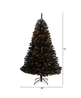 Artificial Christmas Tree with 400 Clear Led Lights and 1036 Tips, 6'