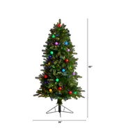 Montana Mountain Fir Artificial Christmas Tree, 5'