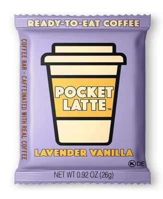 Pocket Latte Lavender Vanilla Coffee Bar, 12 Pack