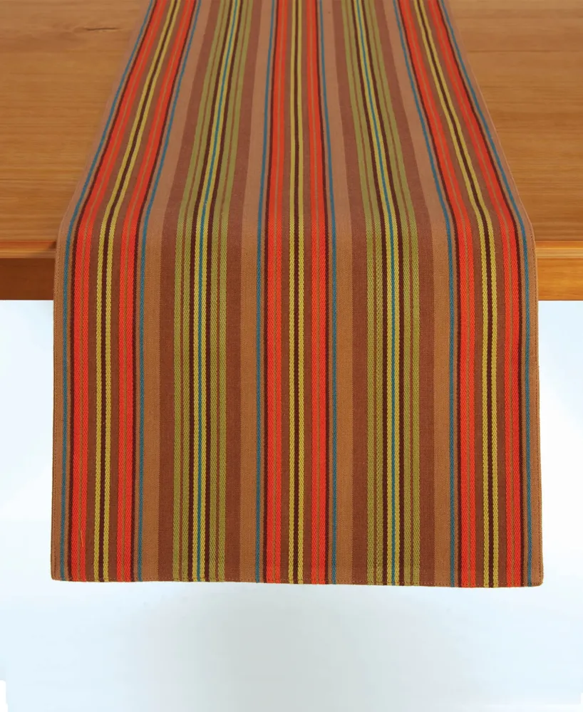 Harvest Stripe Table Runner, 72" x 14"