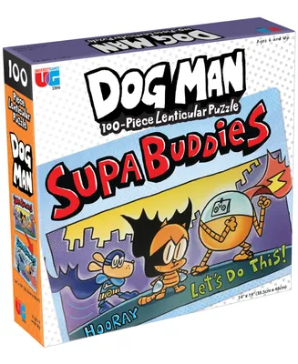 University Games Dog Man Supa Buddies Lenticular Jigsaw Puzzle