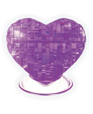 Areyougame 3D Crystal Puzzle - Heart Purple