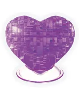 Areyougame 3D Crystal Puzzle - Heart Purple