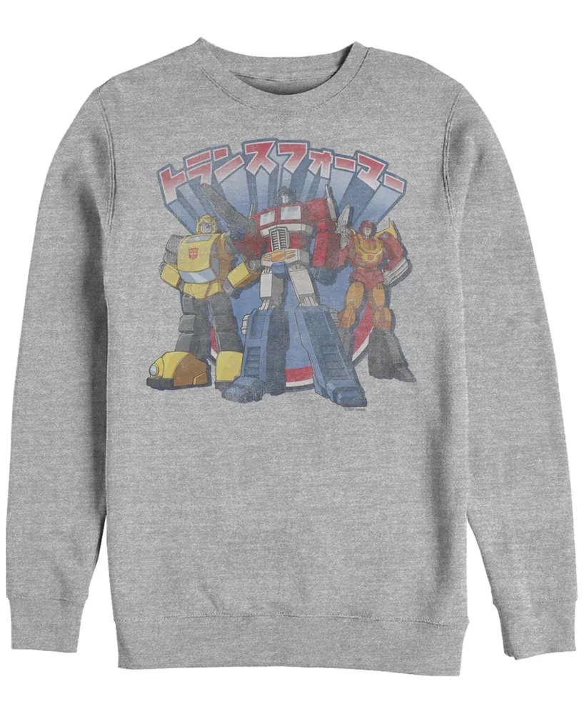 Men's Transformers Generations Join Autobots Fleece Hoodie - Athletic Heather - Size Small