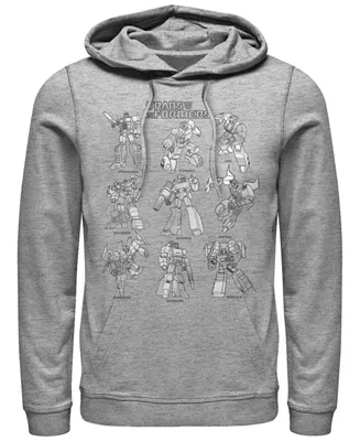 Men's Transformers Textbook Fleece Hoodie