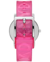 Dkny Women's Soho Pink Strap Watch 34mm